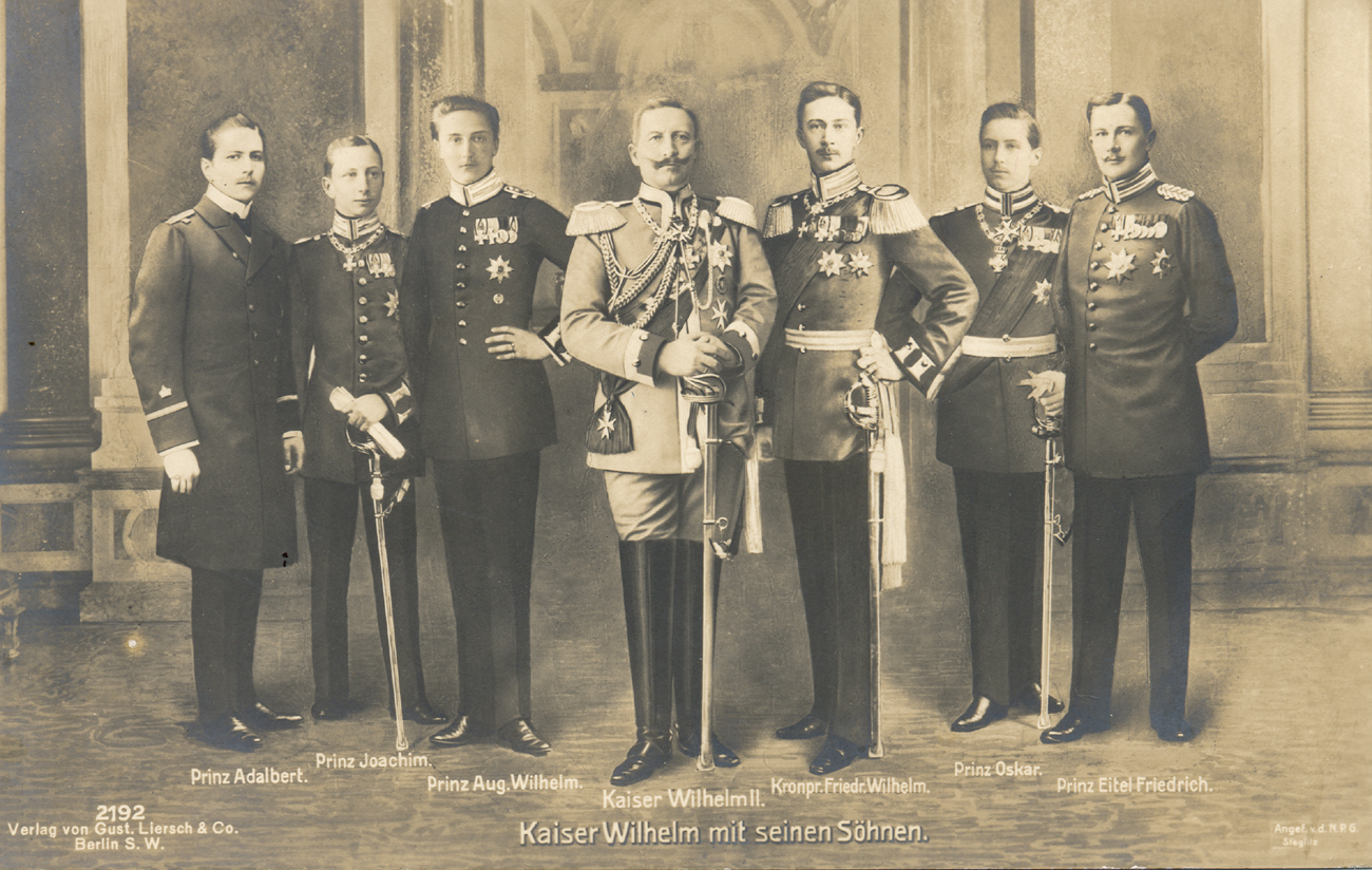 Кайзер Вильгельм Николай 2 и Георг 5